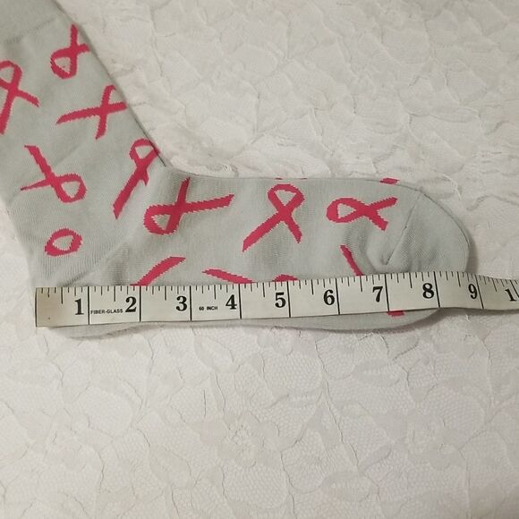 4-Pack: Breast Cancer Awareness mid calf Socks - Picture 7 of 8
